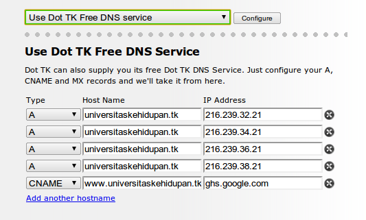 Upgrade Domain Blogspot ke [dot]TK 7