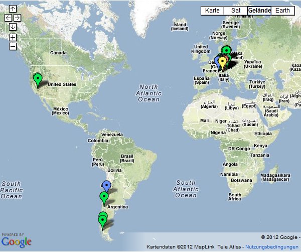 Interaktive Bergtouren- Karte