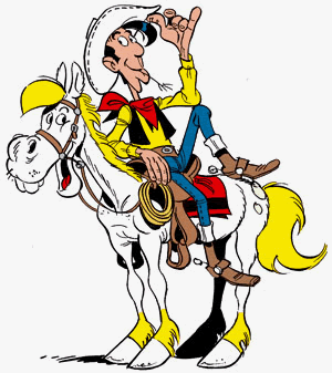 Bruselas Valonia: Lucky Luke, uno de los personajes de cómic belgas más famosos