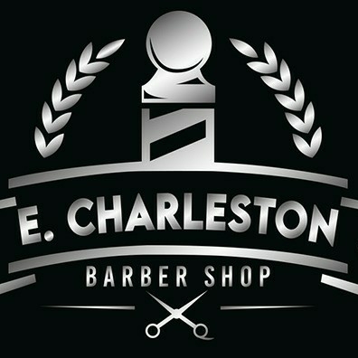 E. Charleston Barbershop logo