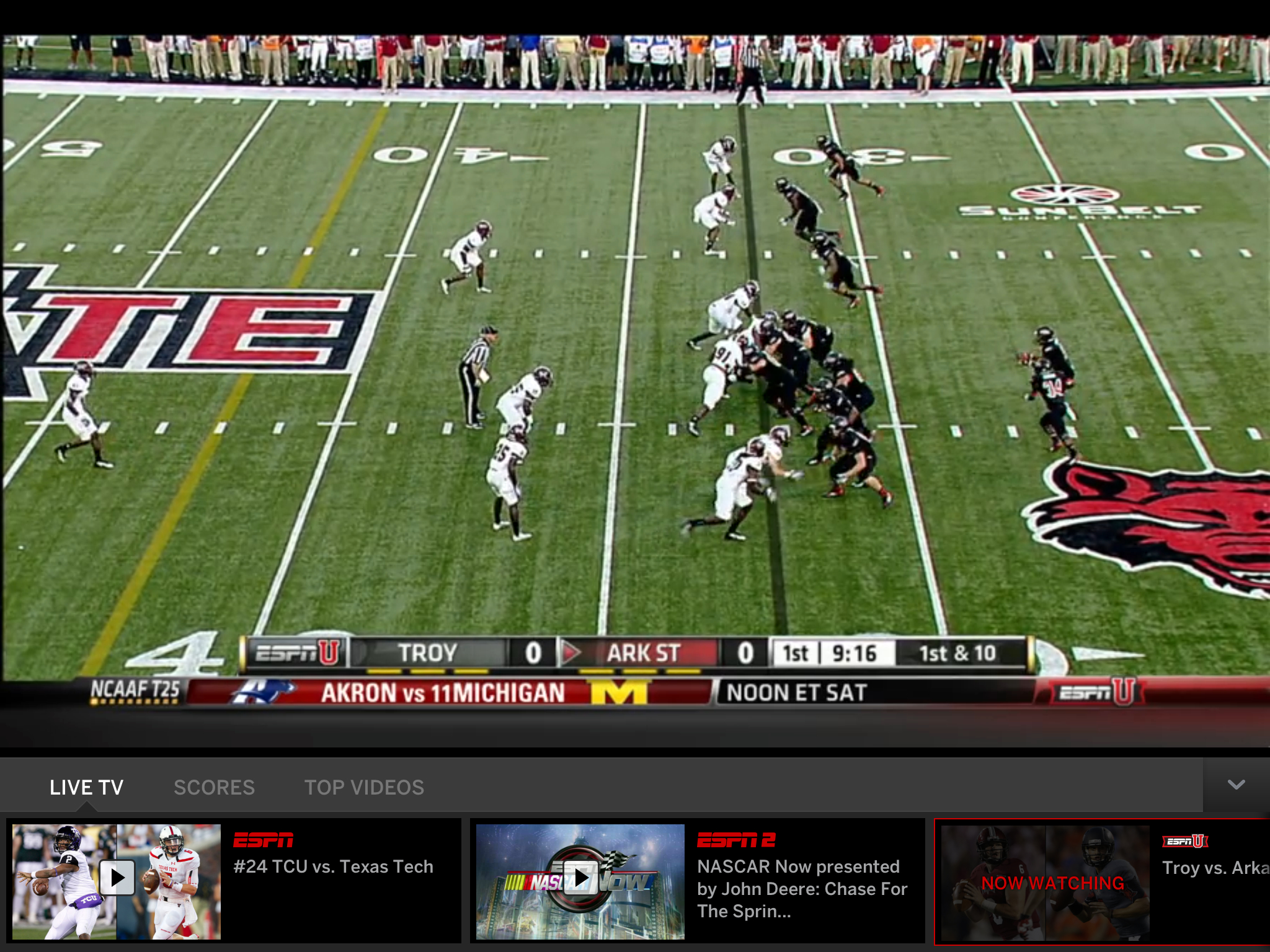 Stream College Football Scoreboard Videos on Watch ESPN - ESPN