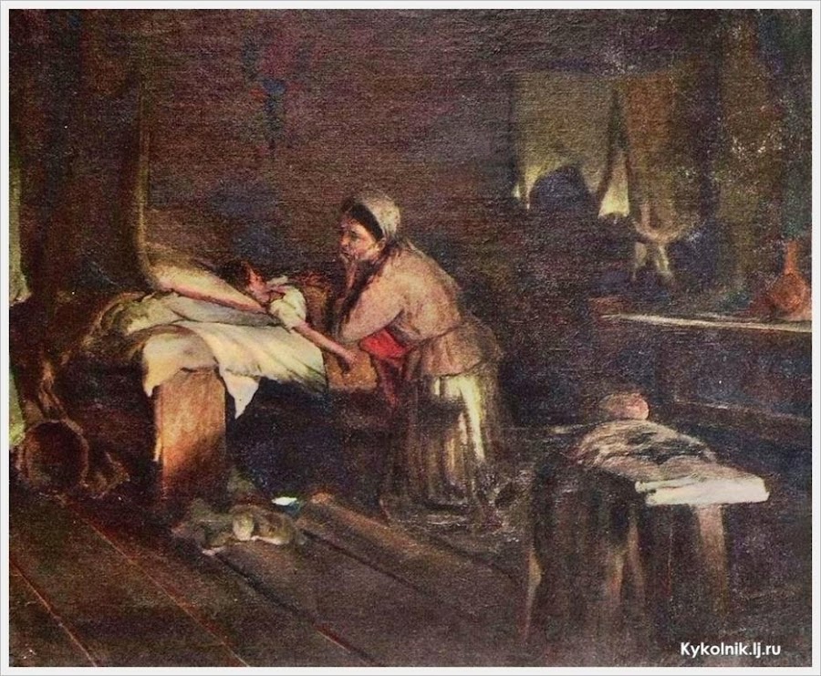 Художник  Лемох Кирилл (Карл) Викентьевич (Россия, 1841-1910)