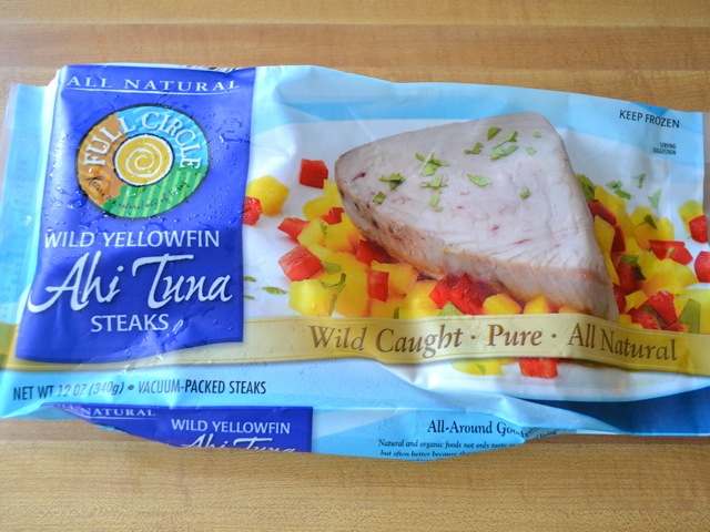 ahi tuna steaks in package 