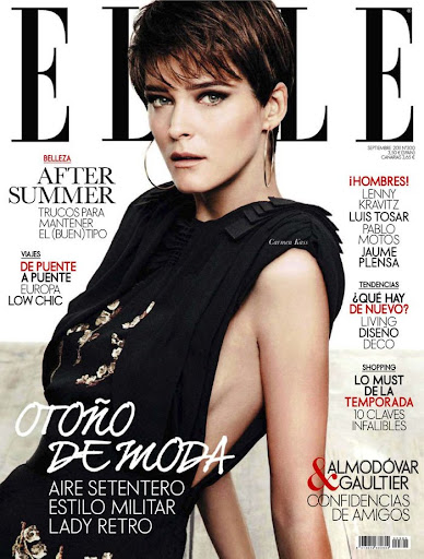 Carmen Kass, portada de Elle España (septiembre 2011)