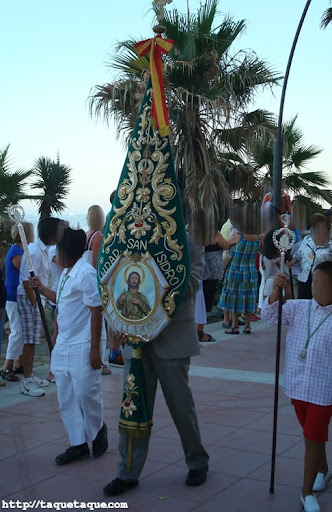 Procesión del Carmen en Estepona (Málaga) el 16 de julio de 2011