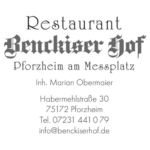 Restaurant Benckiser Hof logo