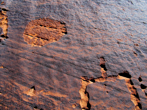 Petroglyphs between Bull Hollow and Tenmile Bottom
