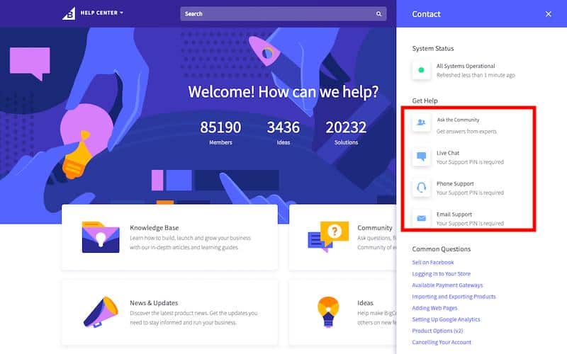 BigCommerce Müşteri Desteği