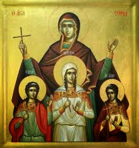 Sts Sophia Faith Hope And Love As A Model For Our Lives