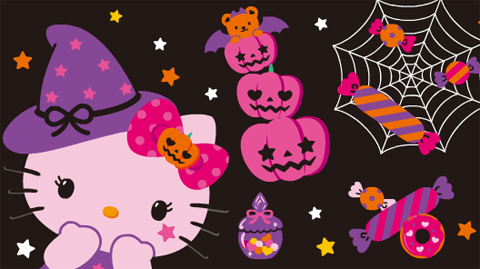 Hello Kitty: una brujilla buena en Halloween (como yo!!!)