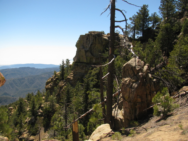 a bit of the rocky south slope