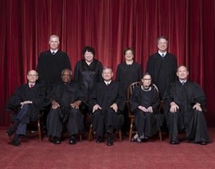 This image does not show all the current members of the U.S. Supreme Court. For the current roster of justices and more information about the role of the court, use this website: https://www.supremecourt.gov/about/justices.aspx