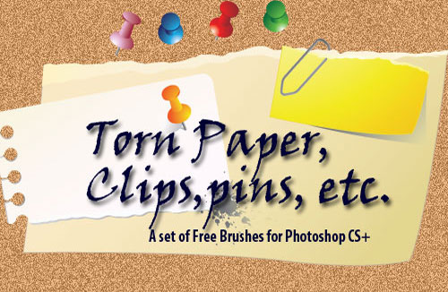 paper photoshop brushes