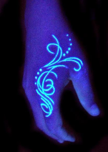 Black Light Tattoos