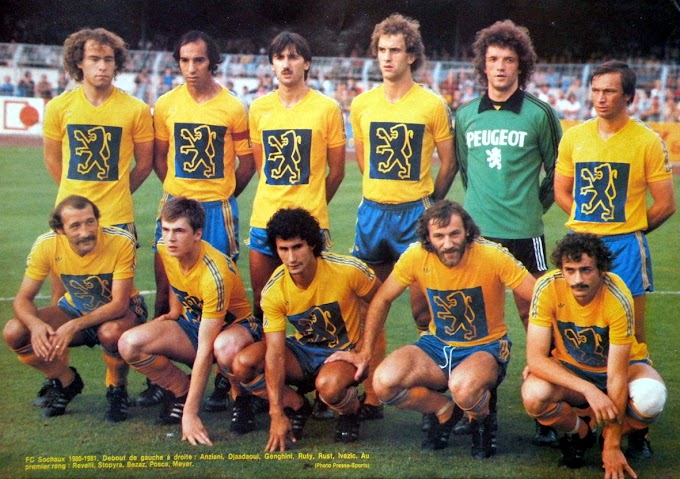 FC SOCHAUX-MONTBELIARD 1980-81.