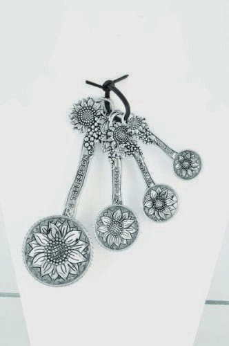 Ganz Sunflower Measuring Spoons (4pcs) - Measuring Spoons Flower
