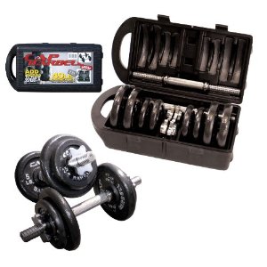  Cap Barbell 40-Pound Dumbbell Set