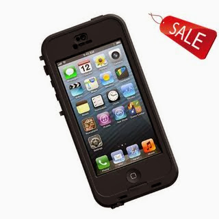 LifeProof nuud Series Case for iPhone 5 - Retail Packaging - Black/Smoke