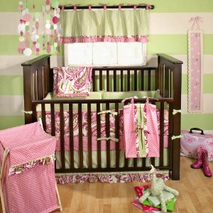  My Baby Sam Paisley Splash 4 Piece Crib Bedding Set