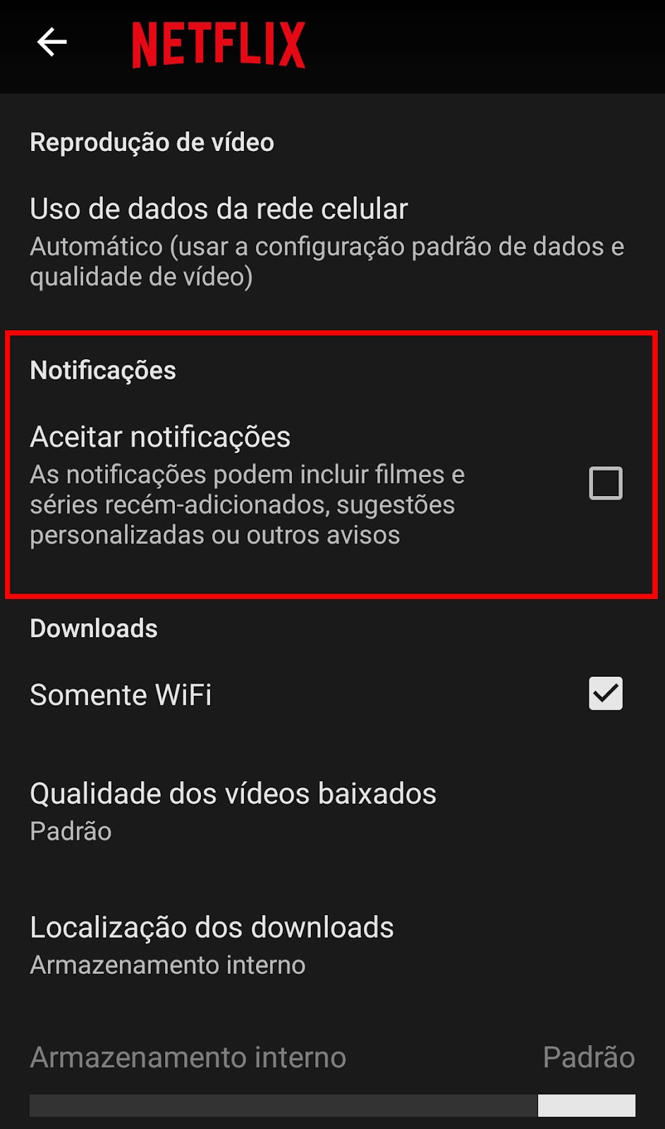 Como fazer a Netflix parar de enviar e-mails e notificações