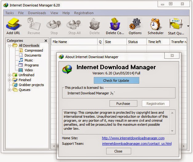  Internet Download Manager 6.20
