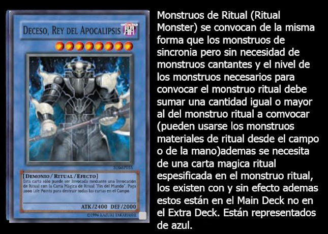 Clase #3 (Tipos de cartas) Monstruos+ritual