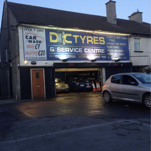 DC Tyre and Service Centre. logo