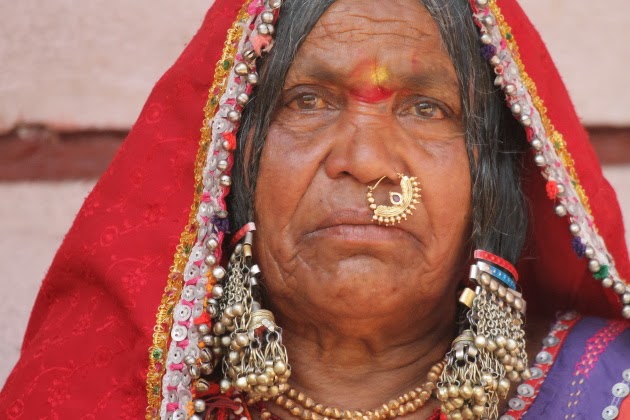 Colourful look of a traditional Lambani tribal woman