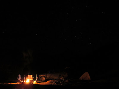 Camping in Cottonwood Wash