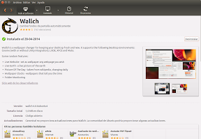 Cambiando el fondo de pantalla en Ubuntu con Wallch
