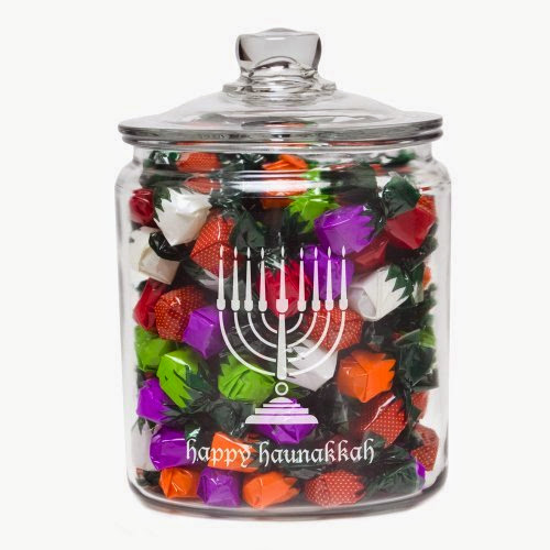  Menorah Personalized Candy Jar
