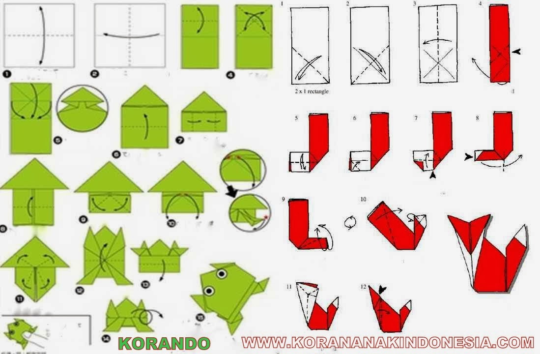 Berbagai Cara Membuat Origami Binatang  KORANDO - www 