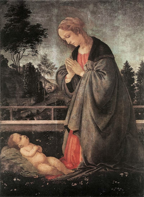 Filippino Lippi - Adoration of the Child