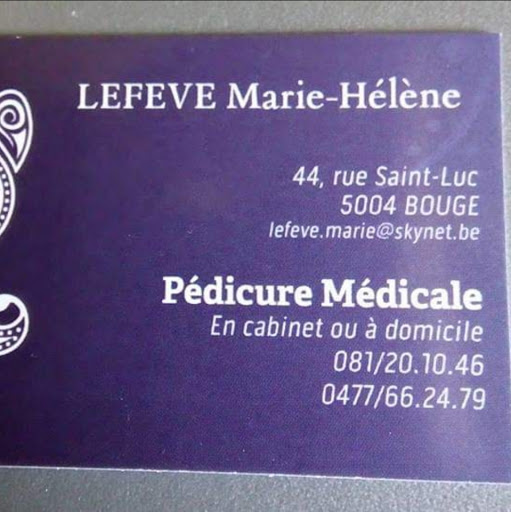 Pédicure Spécialisée Lefève Marie-Hélène