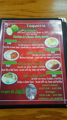 Restaurant «El Limon Mexican Restaurant», reviews and photos, 6010 Jones Creek Rd, Baton Rouge, LA 70817, USA