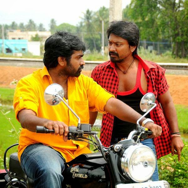 Vijay Sethupathi and Kreshna in a still from the Tamil movie Vanmham.