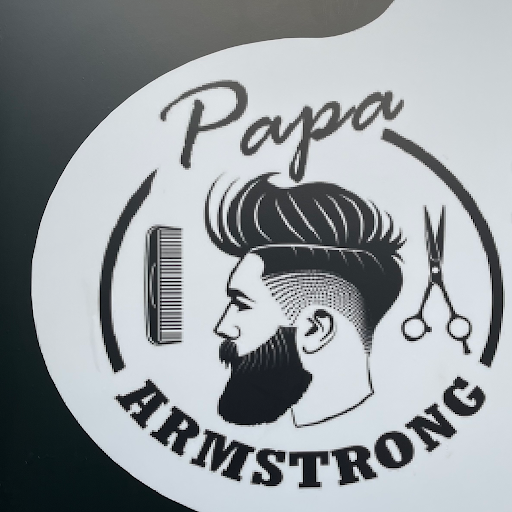 Salon de coiffure Papa Armstrong logo