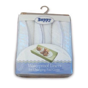  Boppy Changing Pad Liners 3-Pack - White