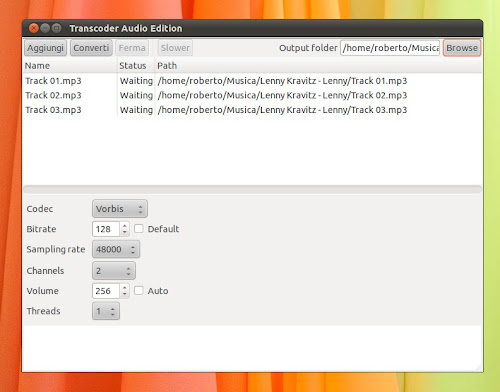 Transcoder Audio Edition 0.0.6