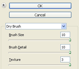 Dry brush