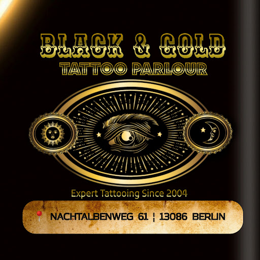 BLACK & GOLD TATTOO PARLOUR BERLIN - Walk-In & Custom Tattoos *NO PIERCING*