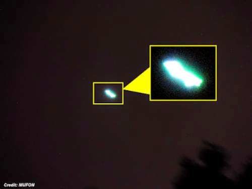 Ufo Photographed Hovering Near Home