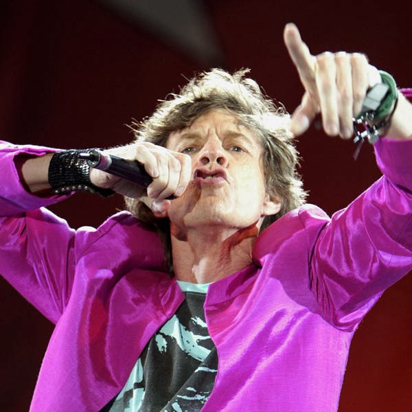 The Rolling Stones Mick Jagger performs at an outdoor concert dubbed as 'SARS-stock' at Downsview Park in Toronto.