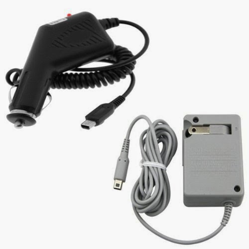 Importer520 HOME +CAR BATTERY CHARGER ADAPTER FOR NINTENDO DSI XL