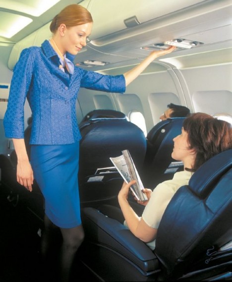 Aeroflot Flight Attendants. Although cabin crew style