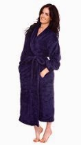<br />Luxury Plush Robe Bathrobe with Two Side Pockets and Tie Closure