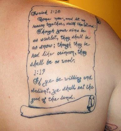 Bible Verse Tattoos