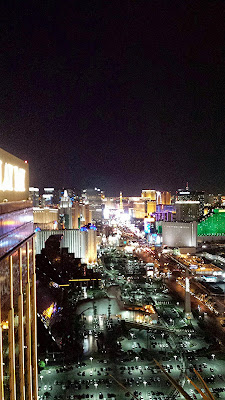 View from the Foundation Room at the Mandalay Bay, Las Vegas