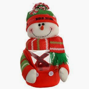  Standing Snowman Candy Jar Canister