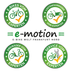 e-motion e-Bike Welt und Lastenfahrrad-Zentrum Frankfurt Nord logo